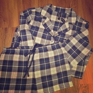 2pc Flannel PJ Set - Blue - Size Medium